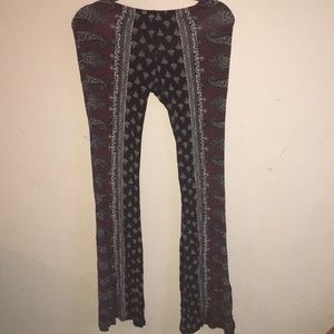 bohemian flare pants